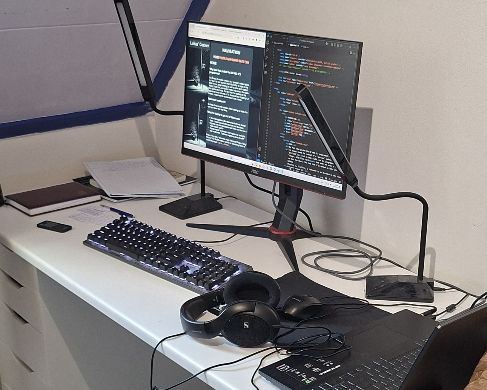 PHOTO OF DESK